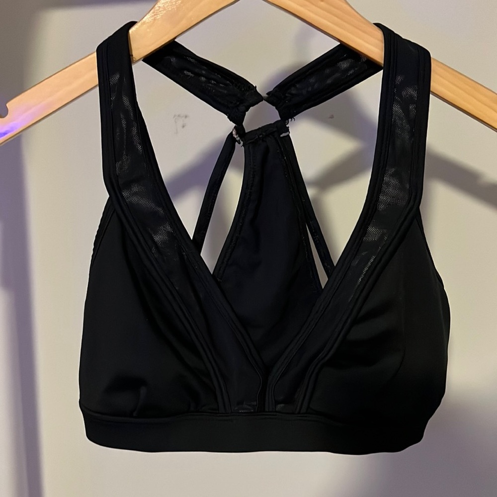 Sports Bra with Mesh Details